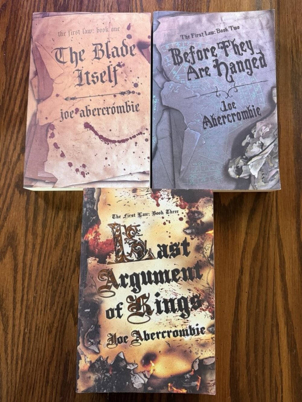 The First Law Trilogy 1-3 Paperback By Joe Abercrombie